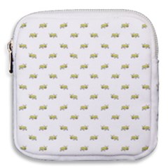 Ant Sketchy Comic Style Motif Pattern Mini Square Pouch