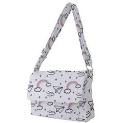 Cute Art Print Pattern Full Print Messenger Bag (s) by Vaneshart