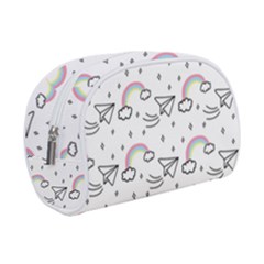 Cute Art Print Pattern Makeup Case (small) by Vaneshart