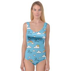 Sky Pattern Princess Tank Leotard  by Vaneshart