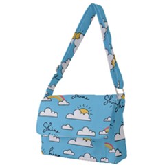 Sky Pattern Full Print Messenger Bag (s) by Vaneshart