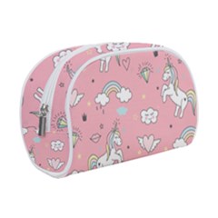 Cute Unicorn Seamless Pattern Makeup Case (small)