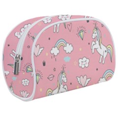 Cute Unicorn Seamless Pattern Makeup Case (medium)