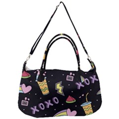 Cute Girl Things Seamless Background Removal Strap Handbag by Vaneshart