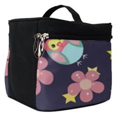 Owl Stars Pattern Background Make Up Travel Bag (small) by Vaneshart