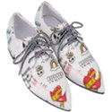 Abstract Fashion Background Suitable Fabric Printing Pointed Oxford Shoes View3