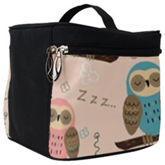 Seamless Pattern Owls Dream Cute Style Fabric Make Up Travel Bag (big) by Vaneshart