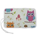 Forest Seamless Pattern With Cute Owls Pen Storage Case (M) View1