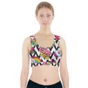 Vector Romantic Love Seamless Pattern Sports Bra With Pocket View1