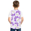 Purple Owl Pattern Background Kids  SportsWear View2