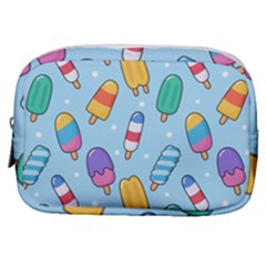 Cute Kawaii Ice Cream Seamless Pattern Make Up Pouch (small) by Vaneshart