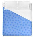 Dots With Points Light Blue Duvet Cover (Queen Size) View1