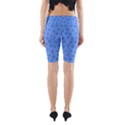 Dots With Points Light Blue Yoga Cropped Leggings View2