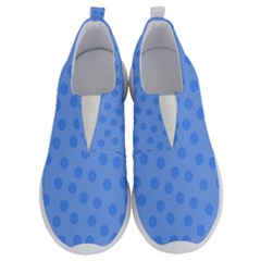 Dots With Points Light Blue No Lace Lightweight Shoes by AinigArt