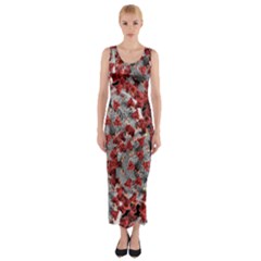 Covid 19 Fitted Maxi Dress