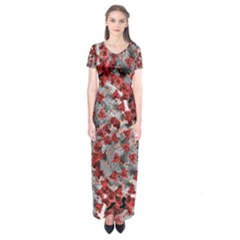 Covid 19 Short Sleeve Maxi Dress