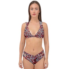 Covid 19 Double Strap Halter Bikini Set