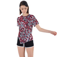 Covid 19 Asymmetrical Short Sleeve Sports Tee