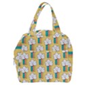 Smile Cloud Rainbow Pattern Yellow Boxy Hand Bag View1