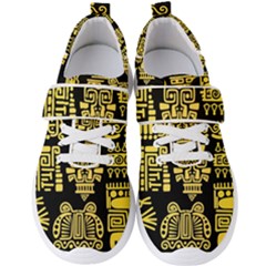 American Golden Ancient Totems Men s Velcro Strap Shoes by Vaneshart