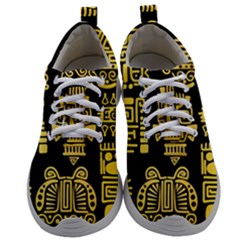 American Golden Ancient Totems Mens Athletic Shoes