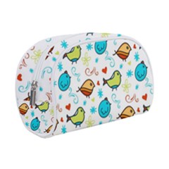 Birds Pattern Design Makeup Case (small)