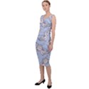 Pattern With Cute Unicorns Sleeveless Pencil Dress View2