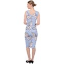 Pattern With Cute Unicorns Sleeveless Pencil Dress View4