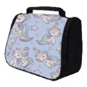 Pattern With Cute Unicorns Full Print Travel Pouch (Small) View1