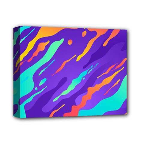 Multicolored Abstract Background Deluxe Canvas 14  X 11  (stretched) by Vaneshart