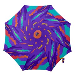 Multicolored Abstract Background Hook Handle Umbrellas (medium) by Vaneshart