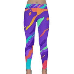 Multicolored Abstract Background Classic Yoga Leggings by Vaneshart