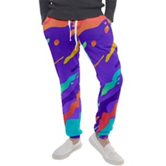 Multicolored Abstract Background Men s Jogger Sweatpants by Vaneshart