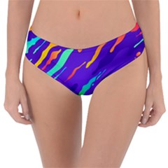 Multicolored Abstract Background Reversible Classic Bikini Bottoms by Vaneshart