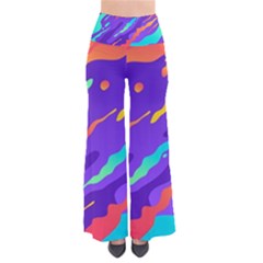 Multicolored Abstract Background So Vintage Palazzo Pants by Vaneshart