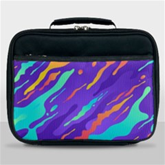 Multicolored Abstract Background Lunch Bag by Vaneshart