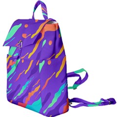 Multicolored Abstract Background Buckle Everyday Backpack by Vaneshart