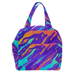 Multicolored Abstract Background Boxy Hand Bag by Vaneshart