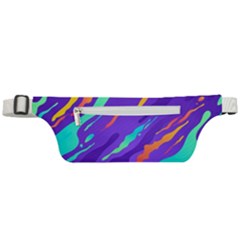 Multicolored Abstract Background Active Waist Bag by Vaneshart