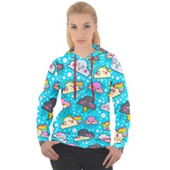 Cloud Seamless Pattern Women s Overhead Hoodie by Vaneshart