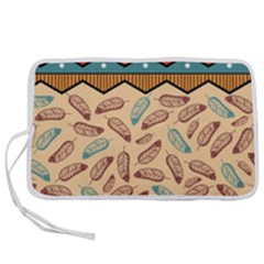 Ethnic Tribal Pattern Background Pen Storage Case (m) by Vaneshart