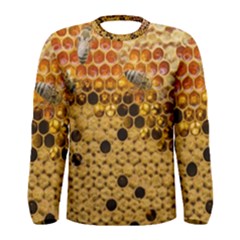 Top View Honeycomb Men s Long Sleeve Tee by Vaneshart