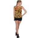 Top View Honeycomb Bubble Hem Chiffon Tank Top View2