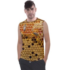 Top View Honeycomb Men s Regular Tank Top