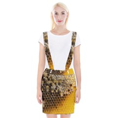 Honeycomb With Bees Braces Suspender Skirt by Vaneshart