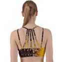 Honeycomb With Bees Line Them Up Sports Bra View2