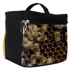 Honeycomb With Bees Make Up Travel Bag (small) by Vaneshart