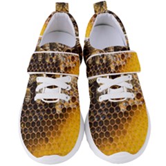 Honeycomb With Bees Women s Velcro Strap Shoes by Vaneshart