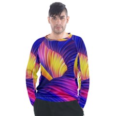 Abstract Antelope Pattern Background Men s Long Sleeve Raglan Tee