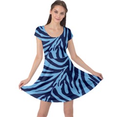 Zebra 3 Cap Sleeve Dress by dressshop